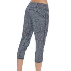 Sweaty Betty Medial Run 2/4 leggings Blue Marl S